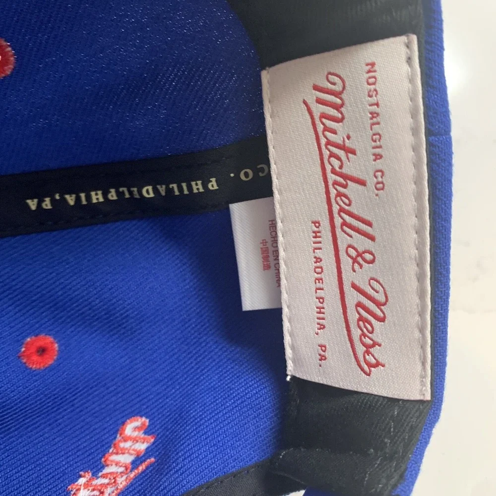 Mitchell & Ness Washington Capitals NHL Adjustable Blue Snapback Cap Hat OSFM